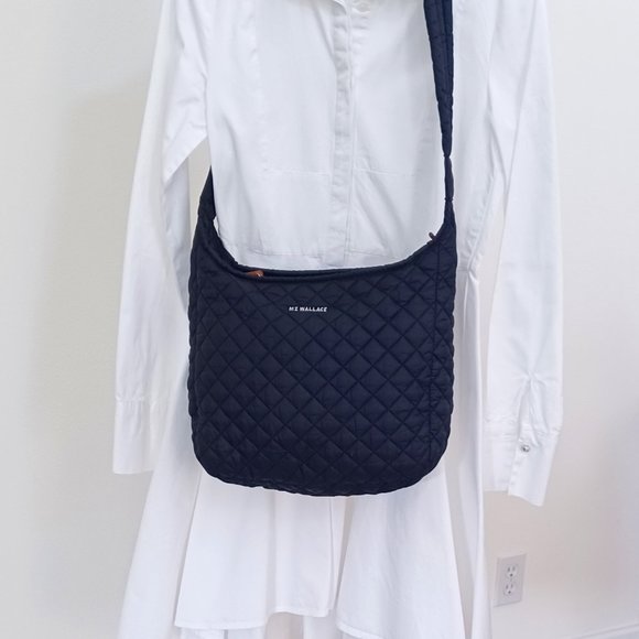 MZ Wallace Bags Mz Wallace Parker Navy Dawn Crossbody Bag Poshmark